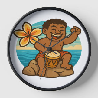 Horloge Dumi Ocean Drummer Clock
