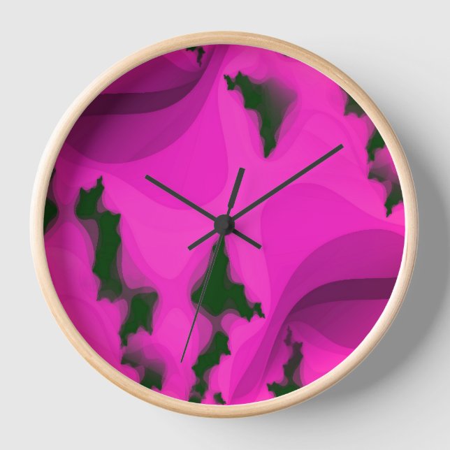 HORLOGE EAU ABSTRAITE (Recto)