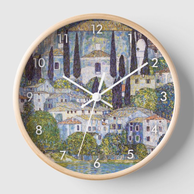 Horloge Église à Cassone, Gustav Klimt (Recto)