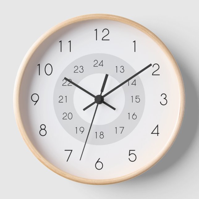 Horloge en Acrylique | 12 heures | Minimal (Recto)