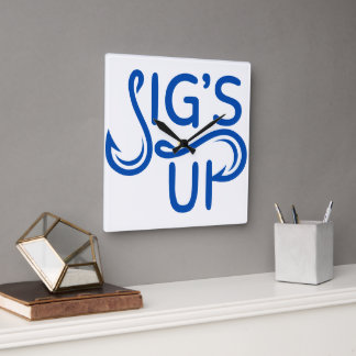 Horloge en Acrylique. Jigs Debout.