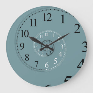 Horloge en spirale. Jour et nuit