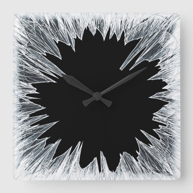 Horloge en verre cassé (Recto)