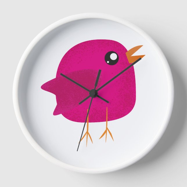 Horloge Enfants mignonette birdy (Recto)