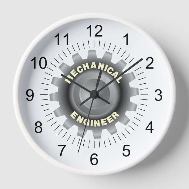 Horloge Engin mécanique Gray (Recto)