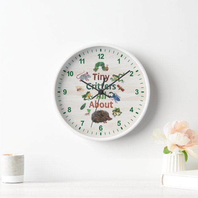Horloge Eric Carle | Petits critères Tout sur (Maison)