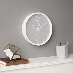 Horloge Étincelle Étincelle Petit Étoile Argent Gris Étinc