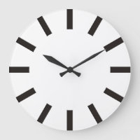 Horloge face rayures noir pour votre conception