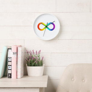 Horloge Faire place au spectre arc-en-ciel de l'autisme