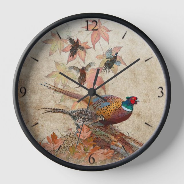 Horloge Faisan  (Recto)