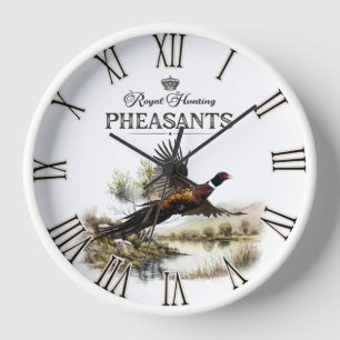 Horloge Faisans, chasse royale