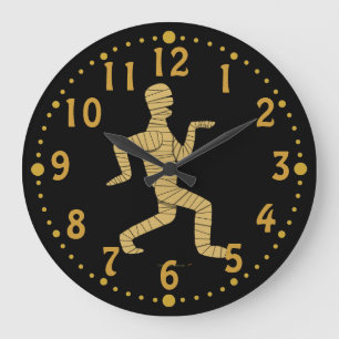 Horloge faite sur commande w/Mins de Halloween de
