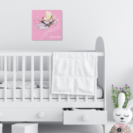 Horloge fée d'ange magique personnalisée pour les