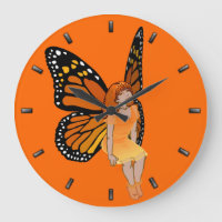 Horloge fée Féeries papillon Horloge murale Art fé