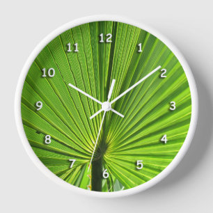 Horloge - Feuille de palme