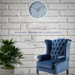 Horloge Feuille de saphir