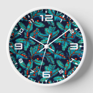 Horloge Fir de Noël Motif-82397