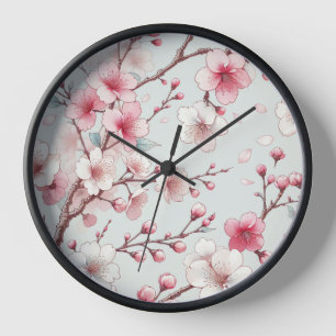 Horloge Fleur de cerise