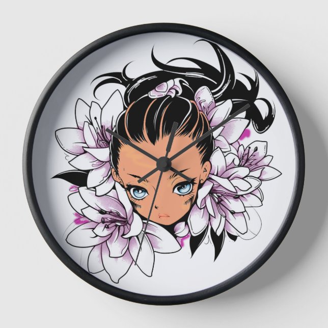 HORLOGE FLORAL (Recto)