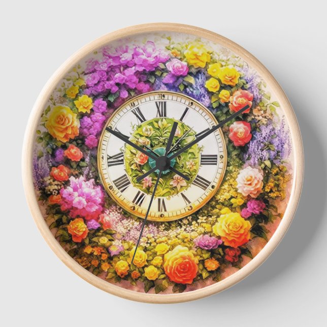 Horloge Flower clock (Recto)