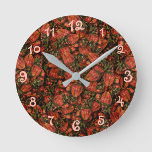 Horloge fraise