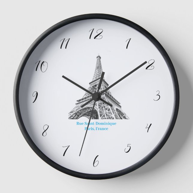 Horloge française de Paris (Recto)