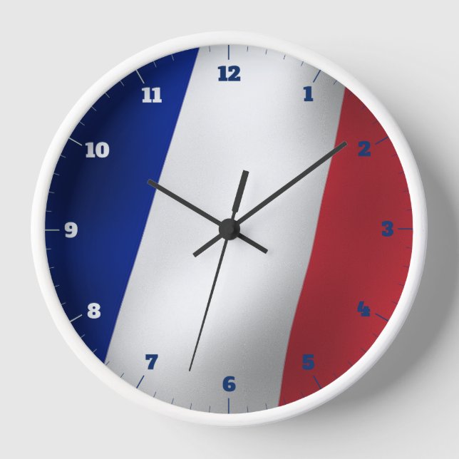 HORLOGE FRENCH TRICOLOR (Recto)