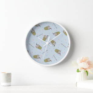 Horloge FRIENDS™ Motif Polka Dot Central Perk