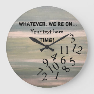 Horloge Funny personnalisée avec des nombres Jumbl