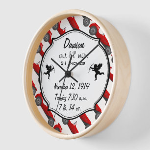 Horloge Garçons Chambre classique Cadeaux de voiture Sweet