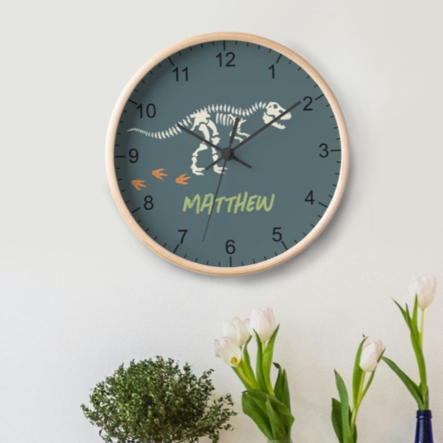 Horloge Garçons Cool T-Rex Dinosaur Dig Enfants (Créateur téléchargé)
