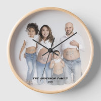 Garde de famille de texte personnalisé photo