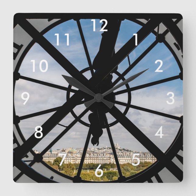 Horloge géante en verre au Musée d'Orsay - Paris (Recto)