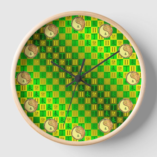 Horloge Gémeaux & Chèvre de Feu (Recto)