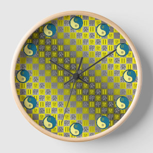 Horloge Gémeaux & Lapin d'eau