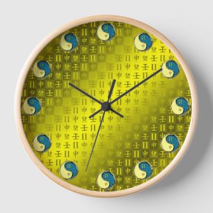 Horloge Gémeaux & Singe d'eau