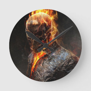 horloge ghost riders runde wanduhr