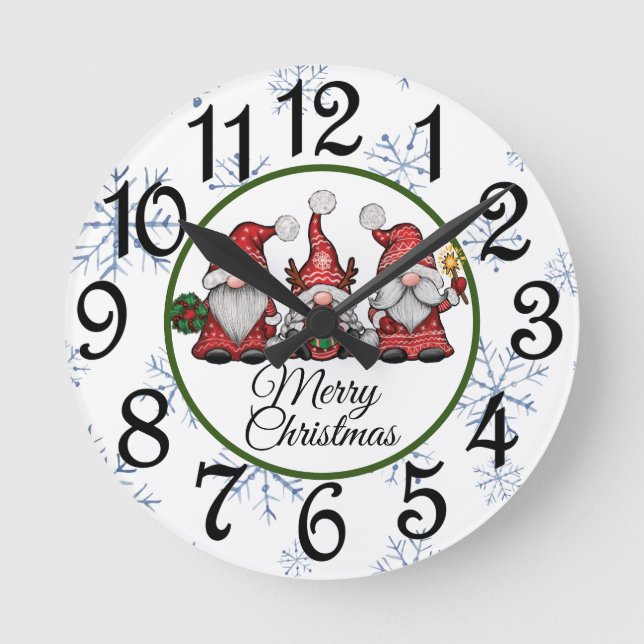 Horloge Gnome de Noël (Recto)