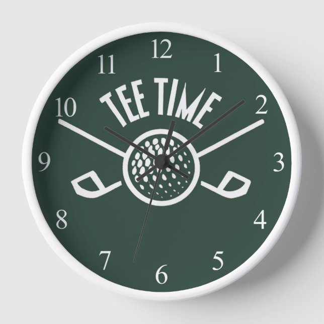 Horloge Golfers Tee Time (Recto)