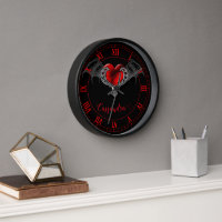 Goth Heart with Bat Wings Personnalisé
