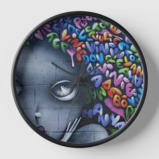 Horloge Graffiti de fée mignon
