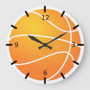 Horloge grand basketball