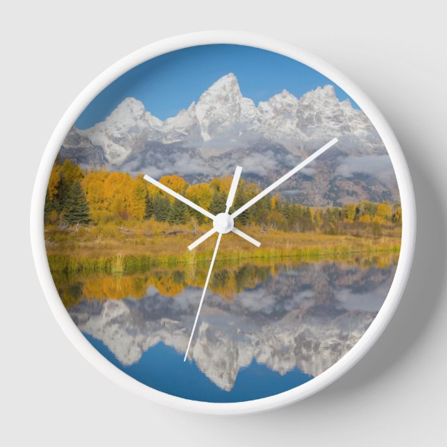 Horloge Grand Teton Mountains Wyoming (Recto)