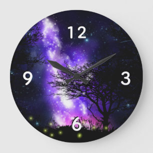 Horloge grande Voie lactée magique