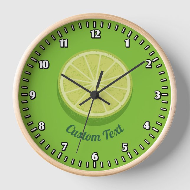 Horloge Halte Lime (Recto)