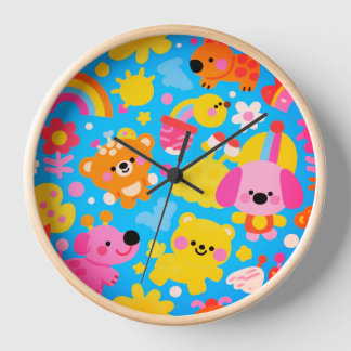 Horloge Happy Jungle Wall Clock