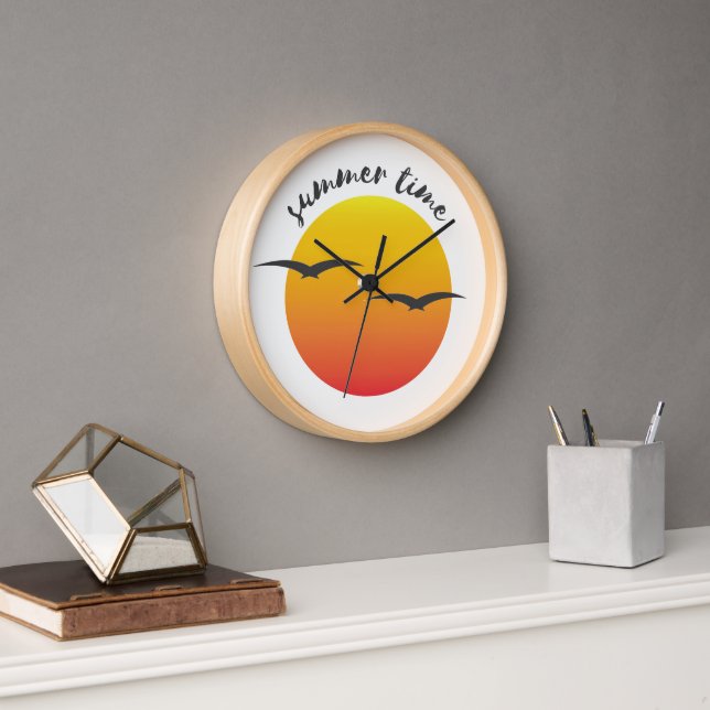 Horloge Heure d'été Coucher du mur (Bureau)