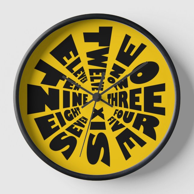 Horloge Heure Word (Recto)