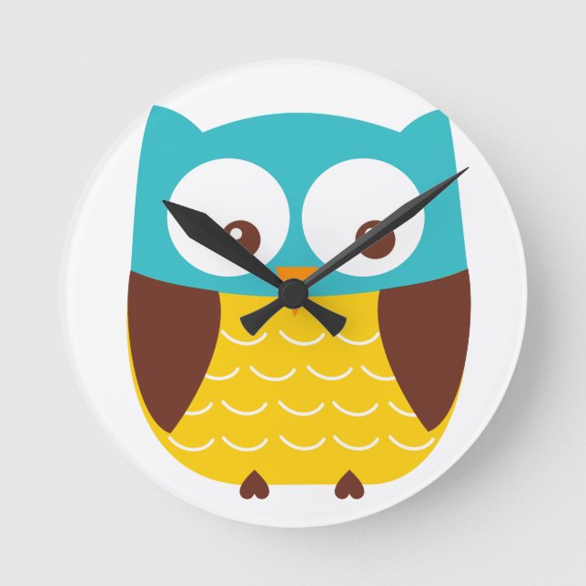 Horloge - Hibou (Recto)