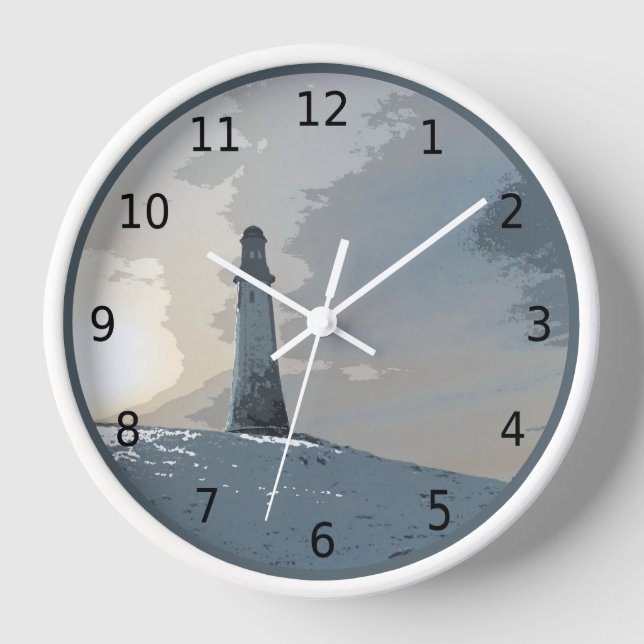 Horloge Hoad Monument, Ulverston, John Barrow, phare (Recto)